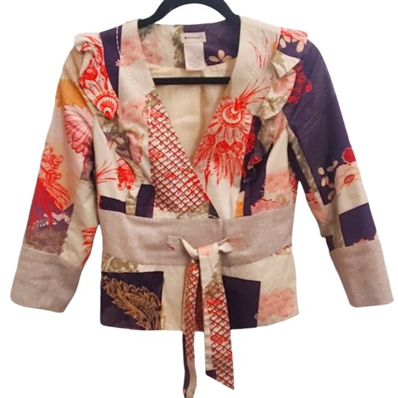 Anthropologie Iced Juniper Patchwork Jacket - Picture 2 of 7